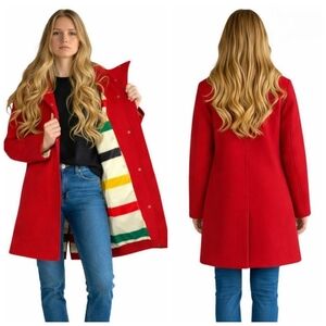 Pendleton Cascade Wool Blend Water-Resistant Hudson Bay Lined Coat Size XL  F375
